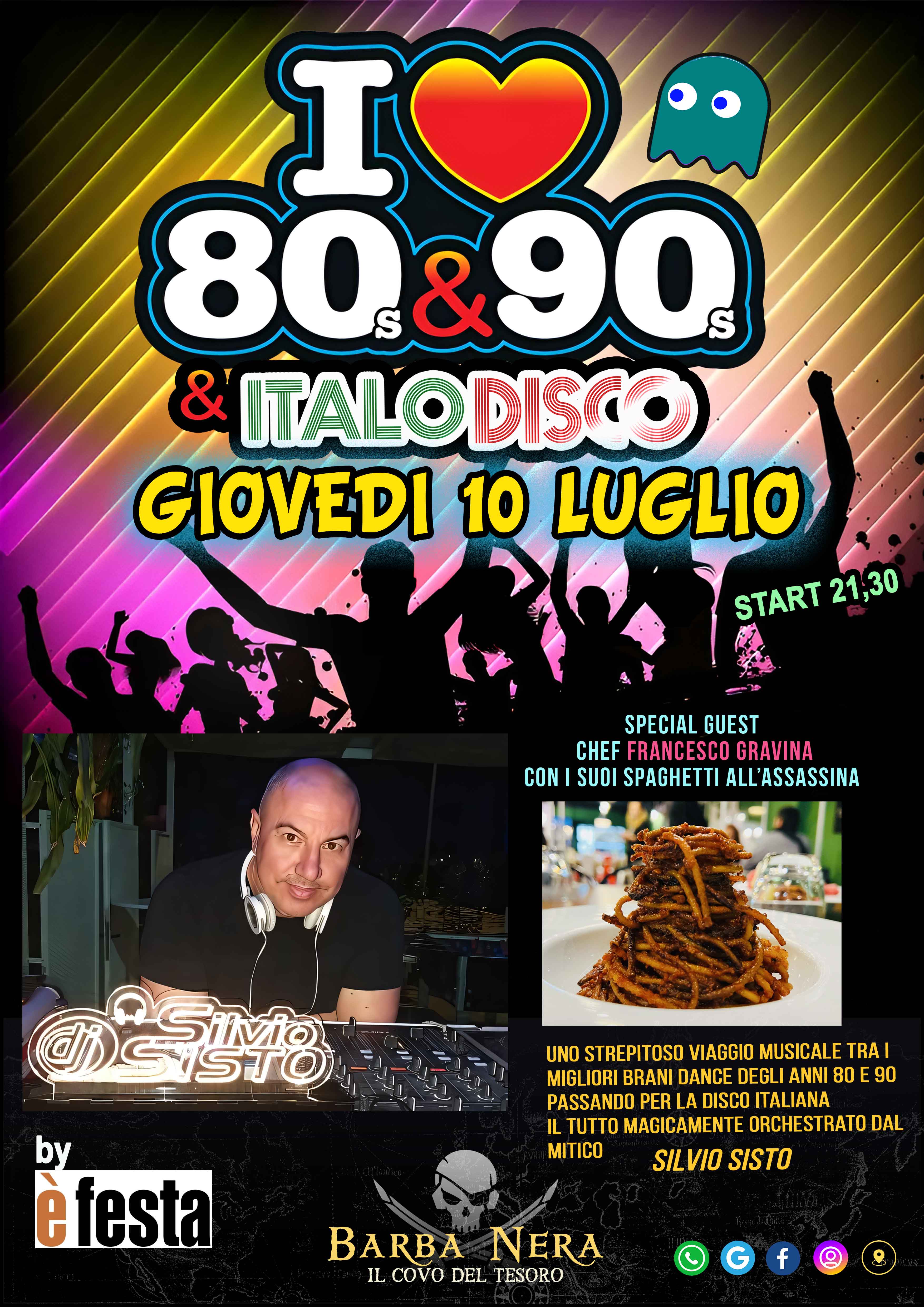 10.7 / I Love 80s & 90s & Italo Disco Silvio Sisto